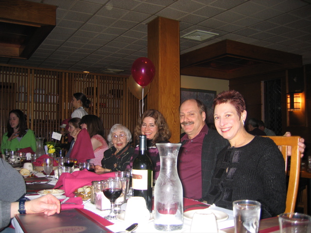 Linda, Mariel, Jacqui, Ruth, Lauren, Ken, and Deb