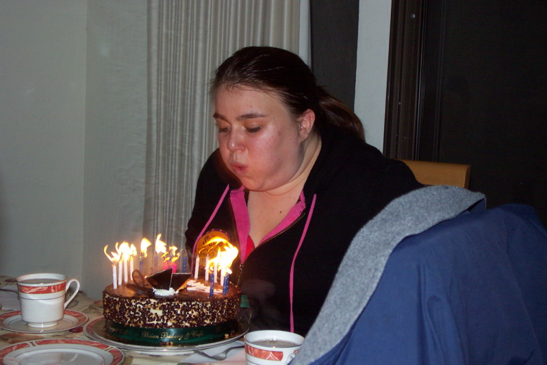 Blowing out all those Candles