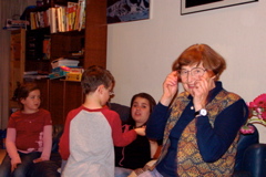 Leora, Nathan, Katherine, & Grandma Natasha